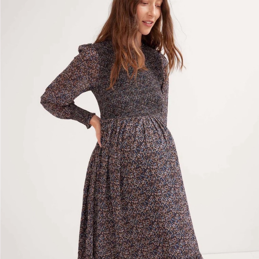 Hatch Collection Lana Dress in Black Multi / EUC / size 1